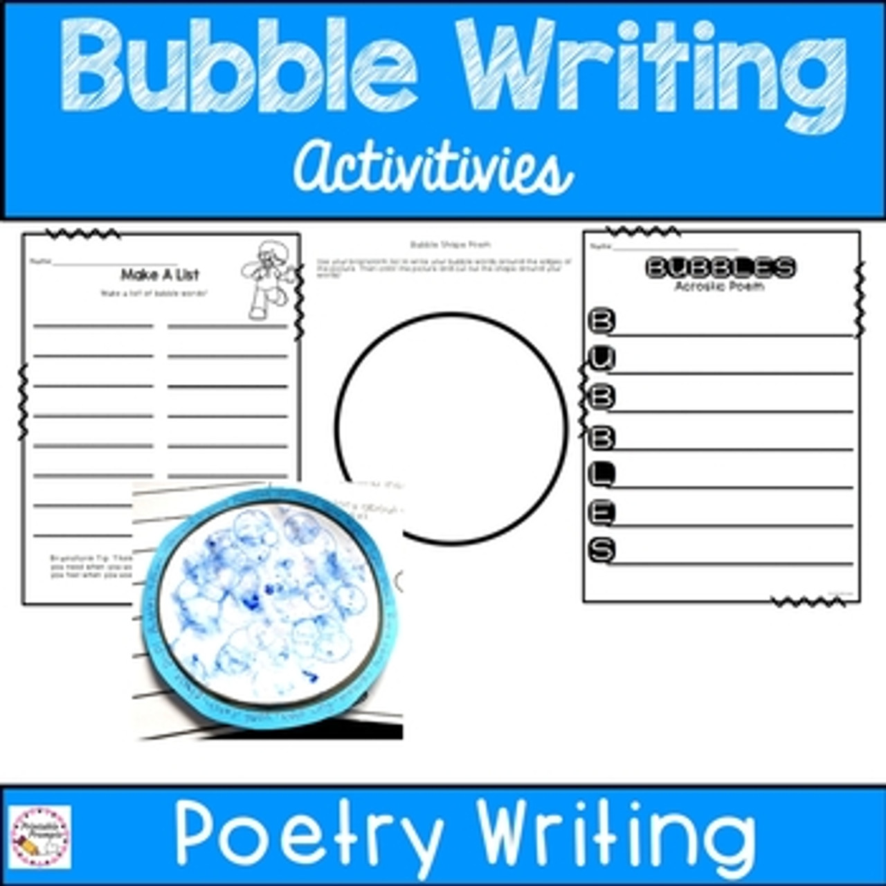 Bubble Themed Writing