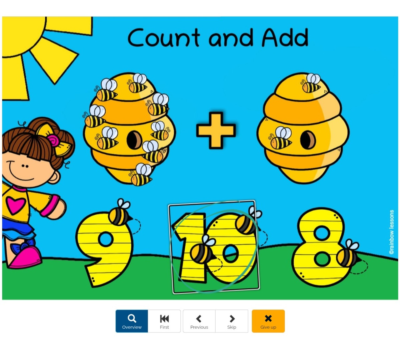 Summer Addition | Summer Math Activities | Counting Numbers 1-10 | Adding to 10 | Adding within 10