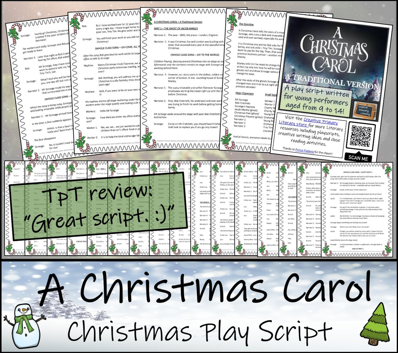 A Christmas Carol - A Traditional Version Play Script