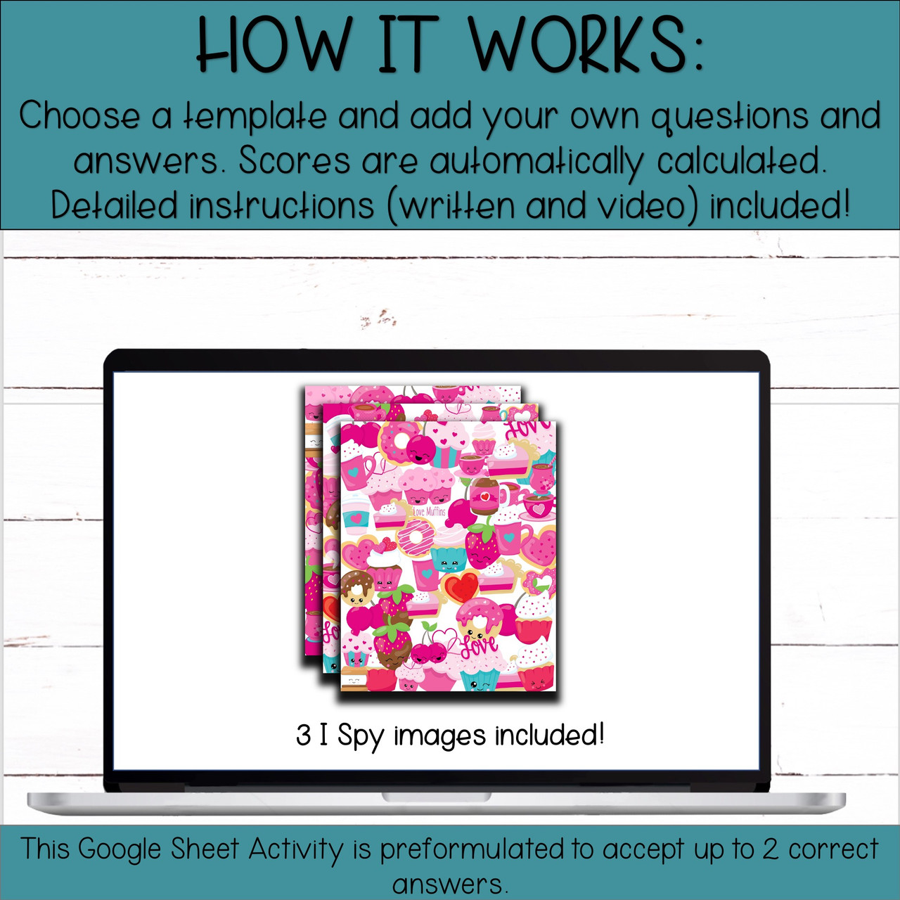Template for Google Sheets - 16 Question Digital Activity - Self ...
