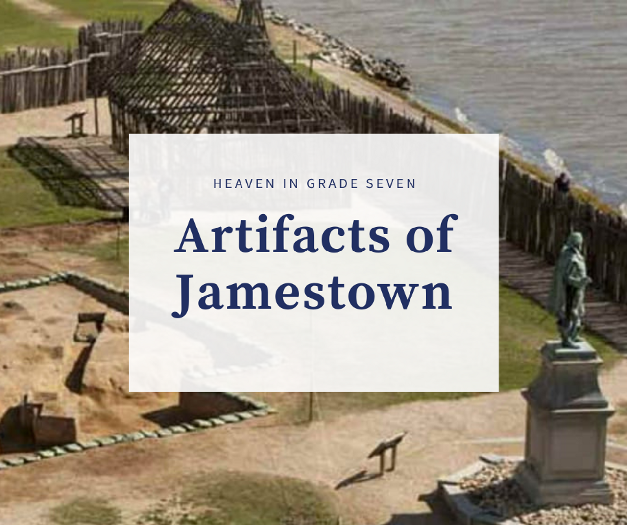 Jamestown Artifacts Activity