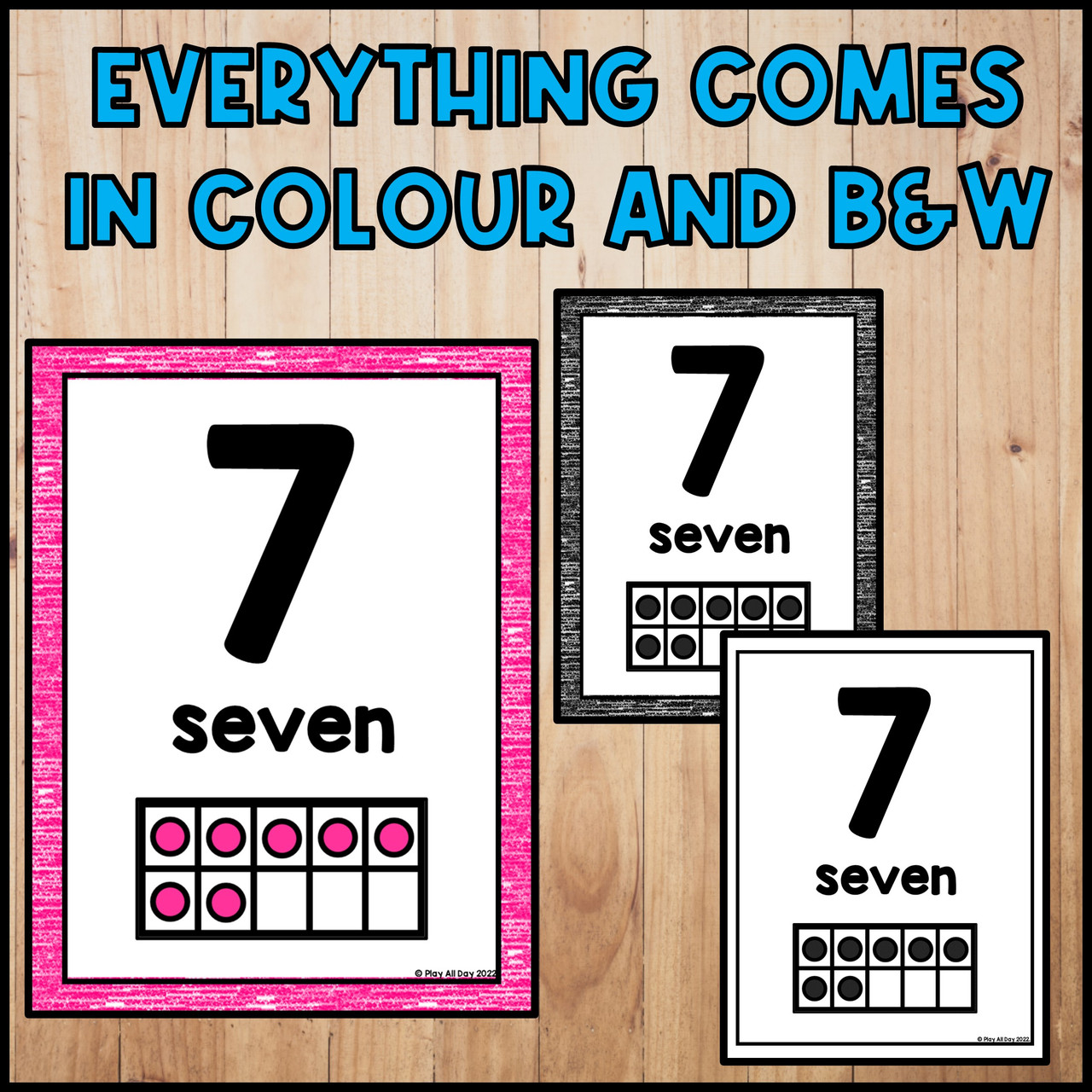 Number Posters 1 to 20 | Classroom Decor - Amped Up Learning for Free Printable Number Posters 1 20 Pdf