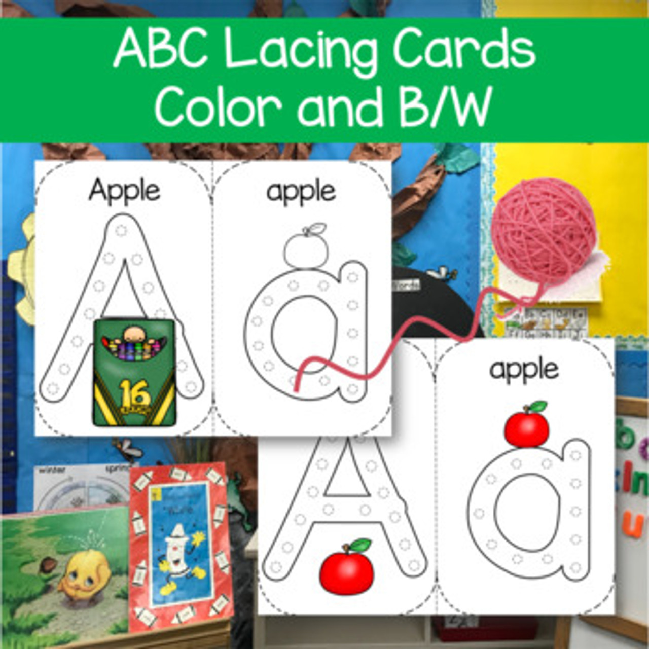 prewriting-alphabet-number-activities-lacing-letter-number-cards for Alphabet Lacing Cards Free Printables PREWRITING Alphabet & Number Activities Lacing Letter & Number Cards for Alphabet Lacing Cards Free Printables