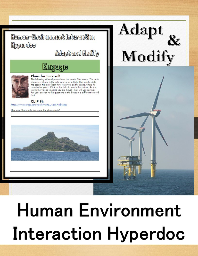 Human Environment Interaction Hyperdoc: Modify and Adapt Webquest ...