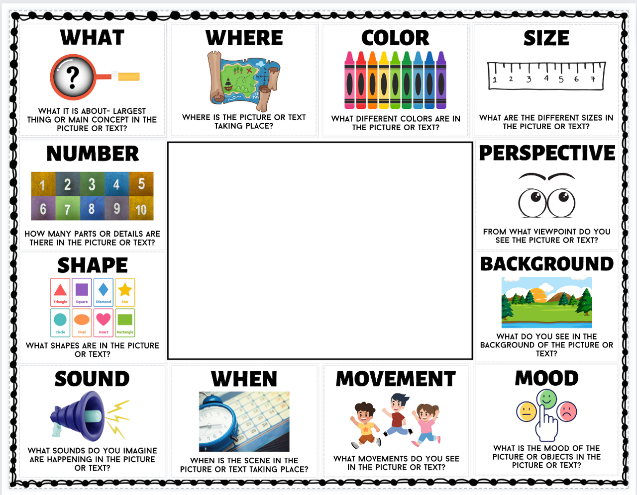 Structure Words Student Work Mat: Visualize/Verbalize for Reading Comprehension structure-words-student-work-mat-visualize-verbalize-for-reading-comprehension