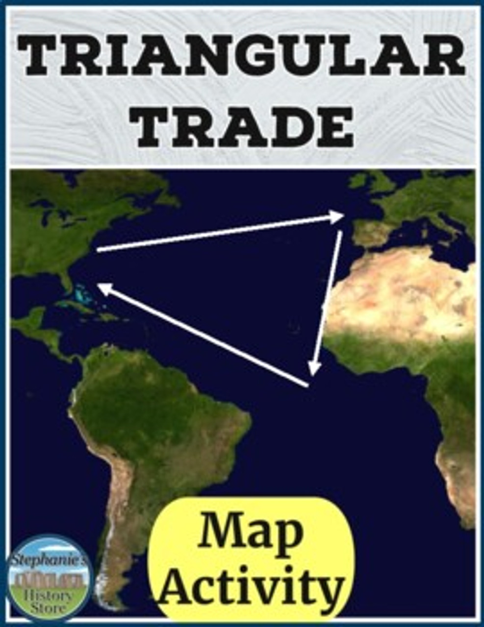 printable triangle slave trade