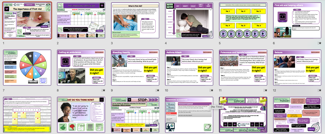 First Aid Lesson Amped Up Learning