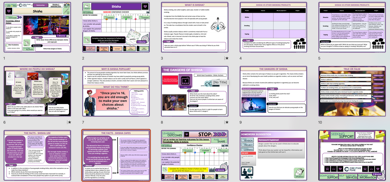 Shisha Health Risks Amped Up Learning