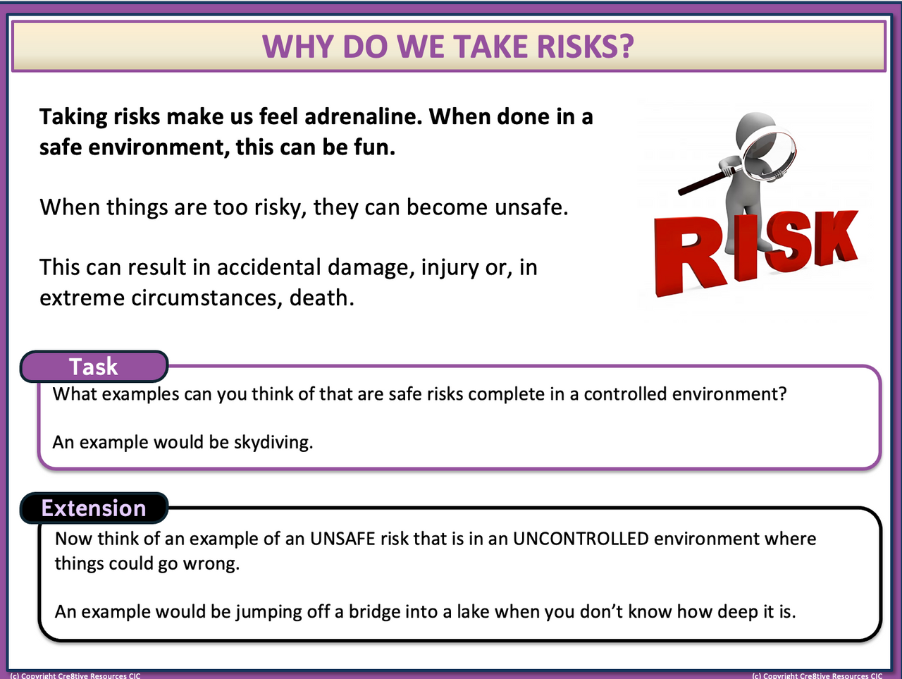 Risk, Dares and Online Challenges Amped Up Learning