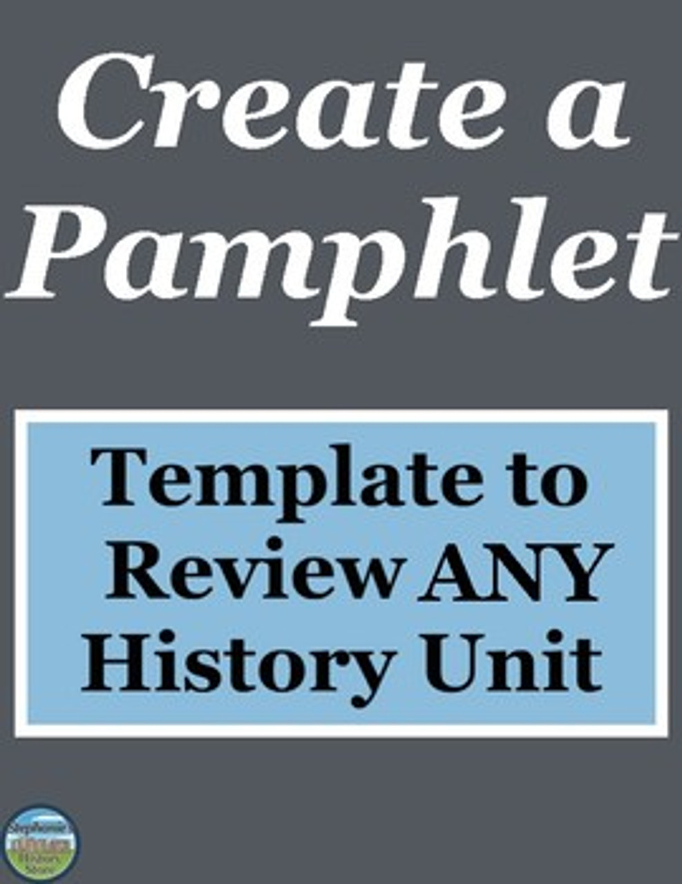History Review Activity Pamphlet Template