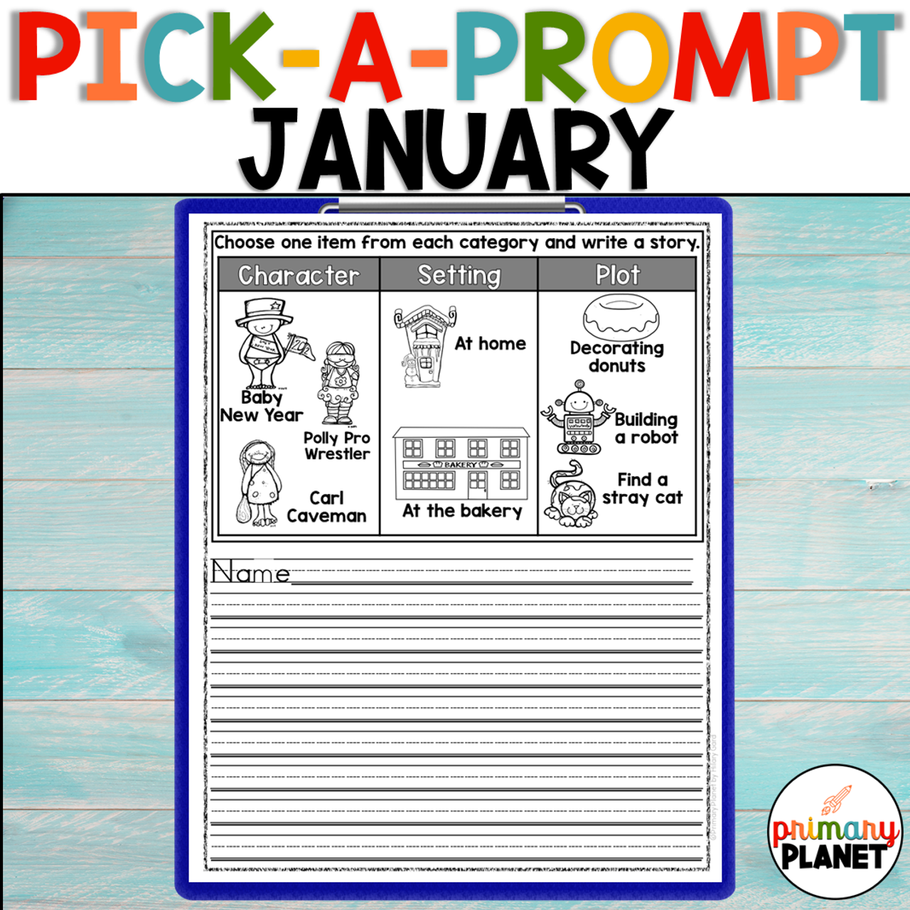 Winter Writing Prompts with Pictures | January Picture Writing Prompts