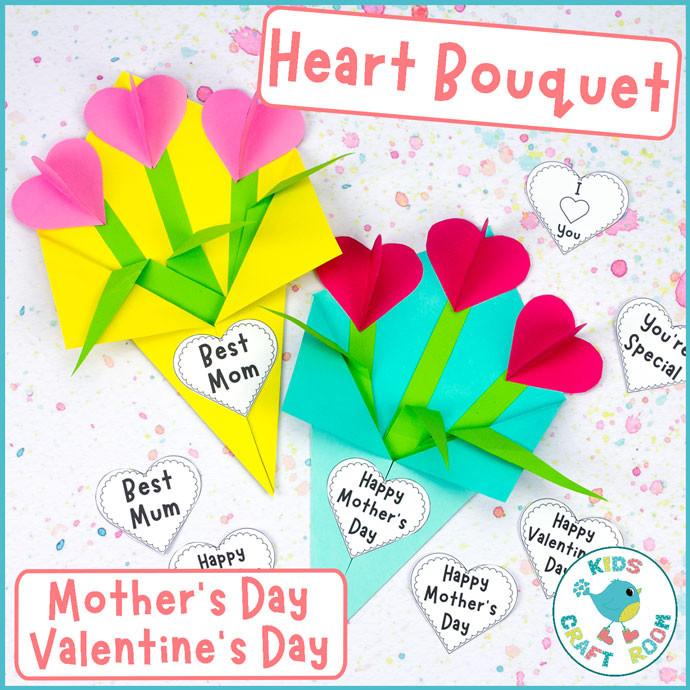 Flower Bouquet Craft Mother's Day Craft Flower Craft