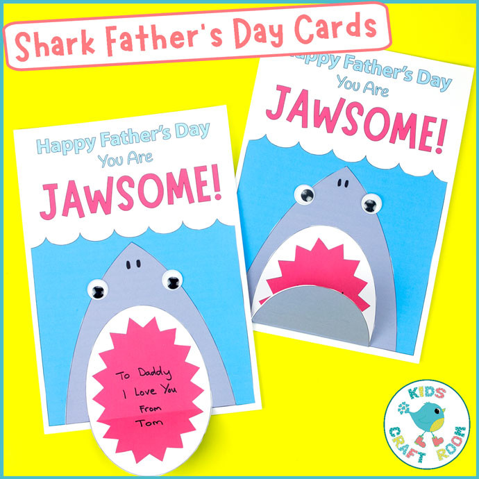 Father's Day Shark Card