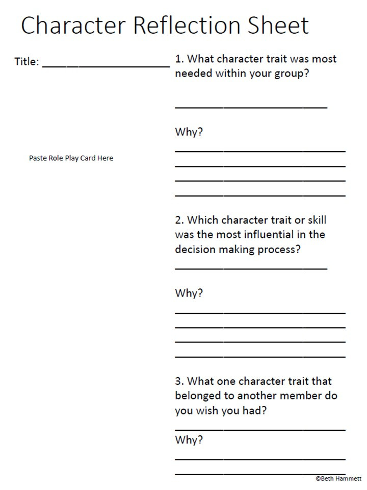 Character Analysis Conspiracy Theory Role Play Game