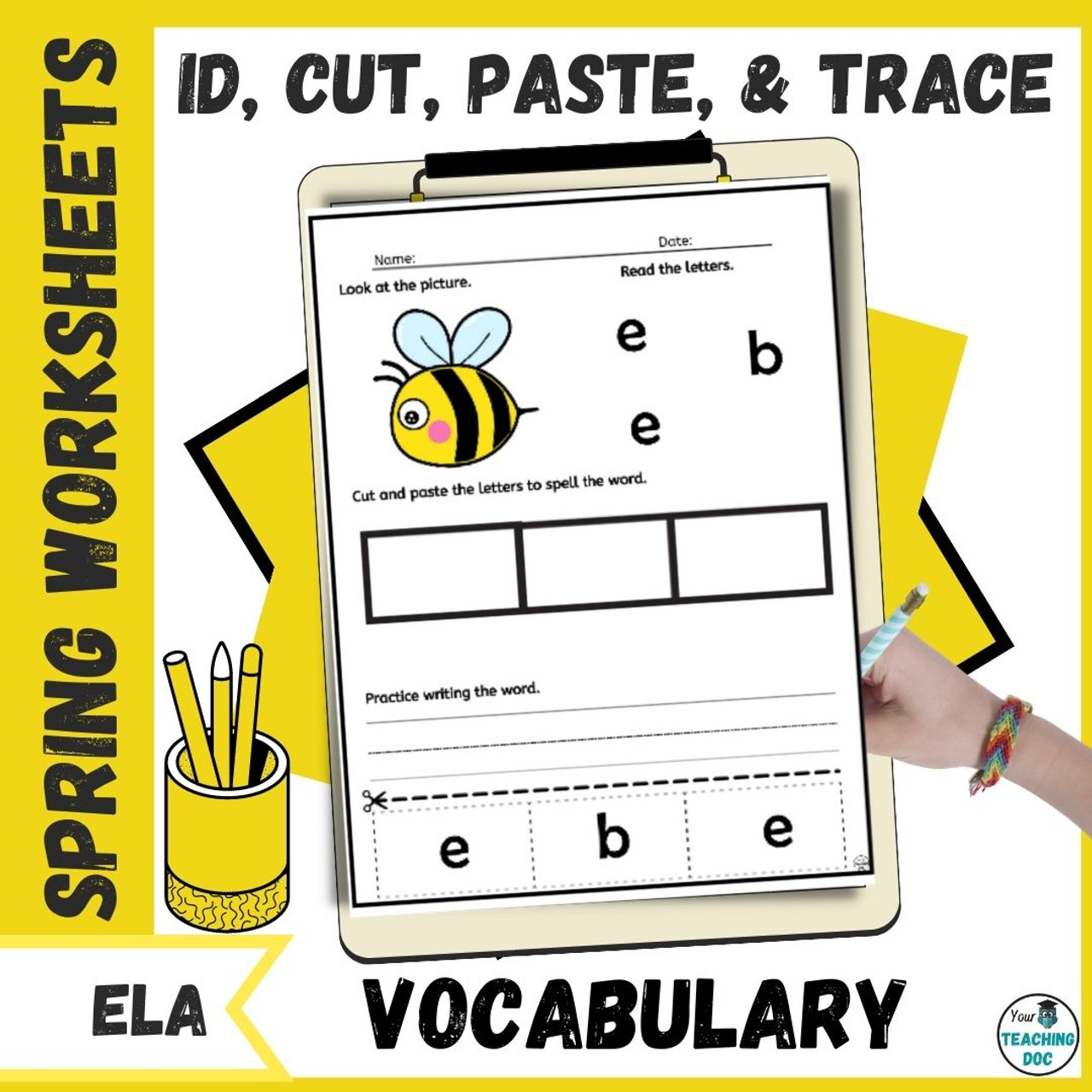 Spring Sight Word Worksheets and Activities