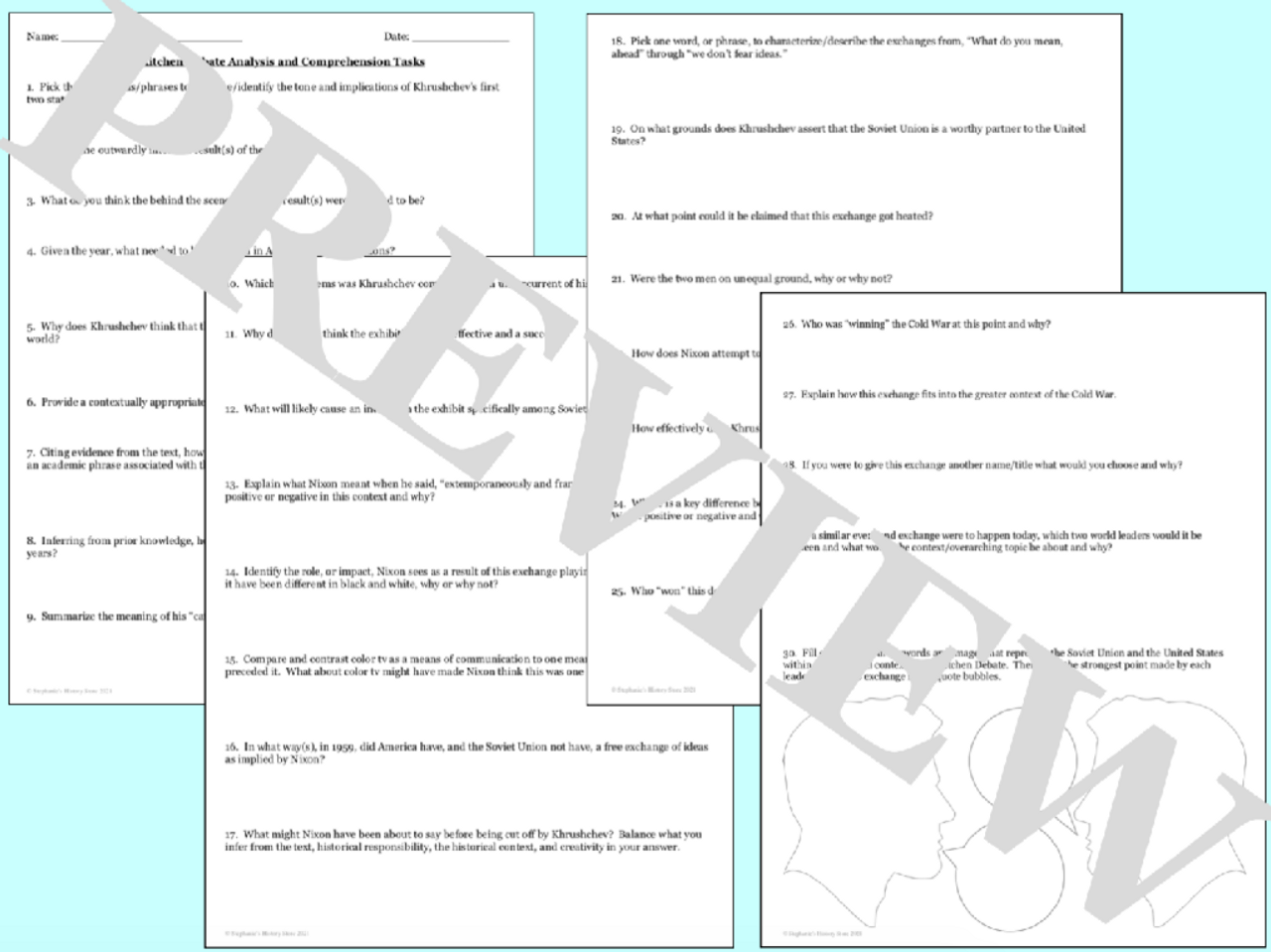 The Kitchen Debate Primary Source Analysis