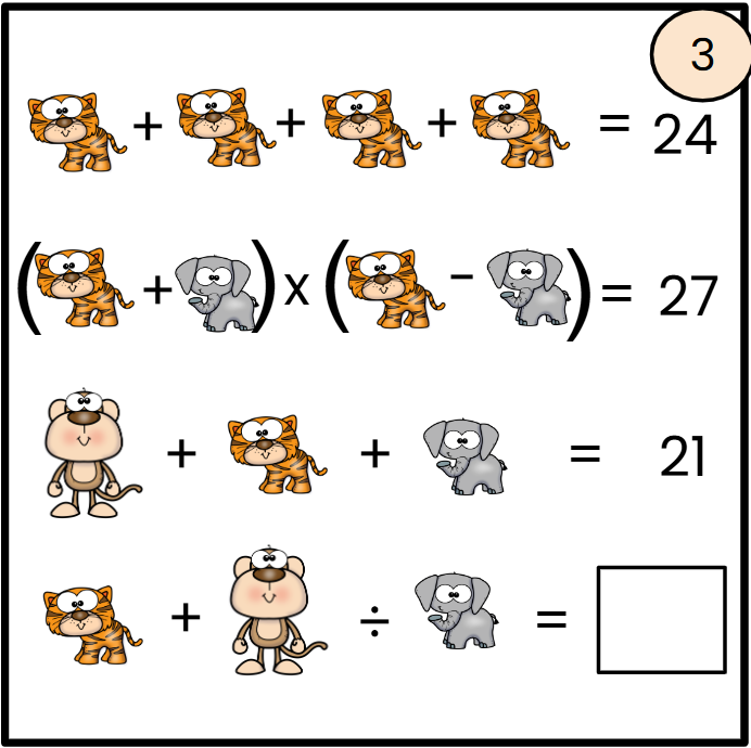 Order of Operations Logic Picture Puzzles Amped Up Learning