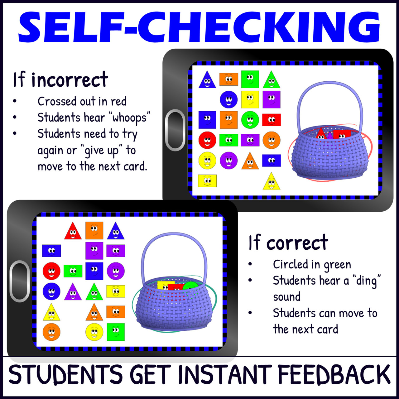 Auditory Memory Activity with Shapes and Colors Level 5 – Digital Boom ...
