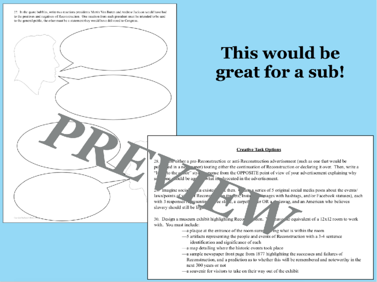 Reconstruction Quote and Image Analysis