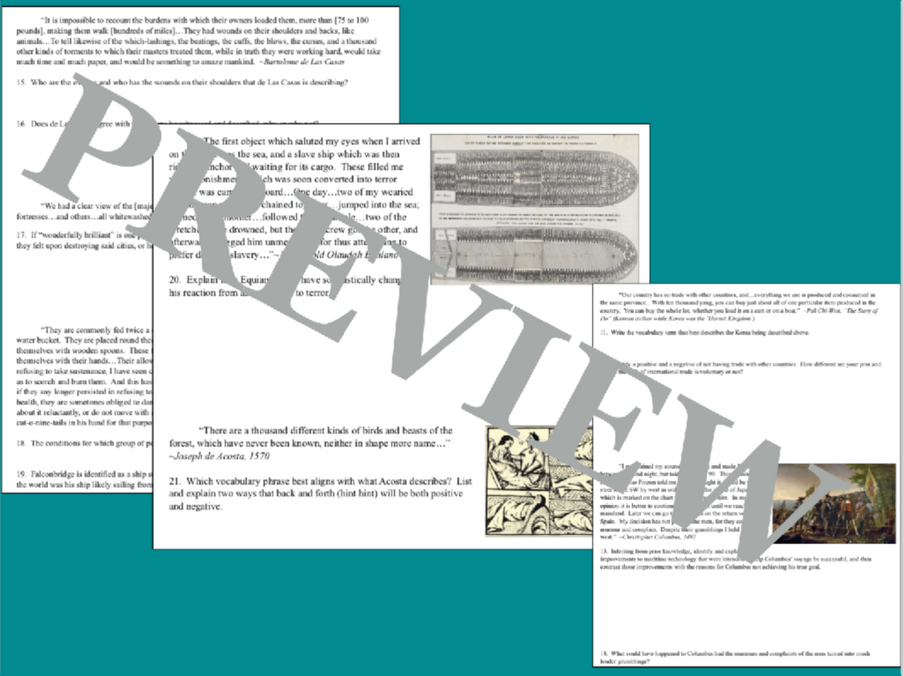 European Exploration Quote and Image Analysis