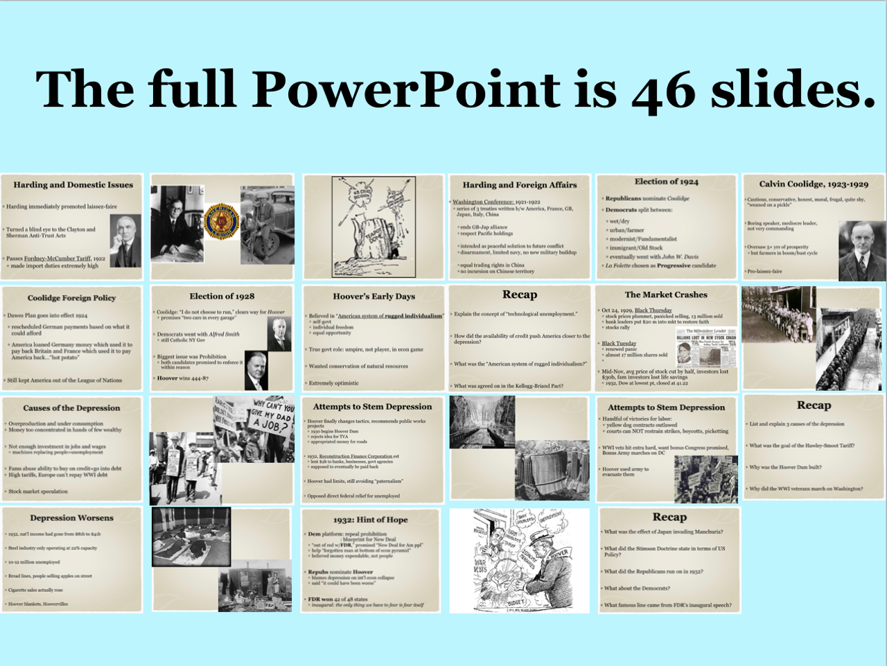 great depression images powerpoint