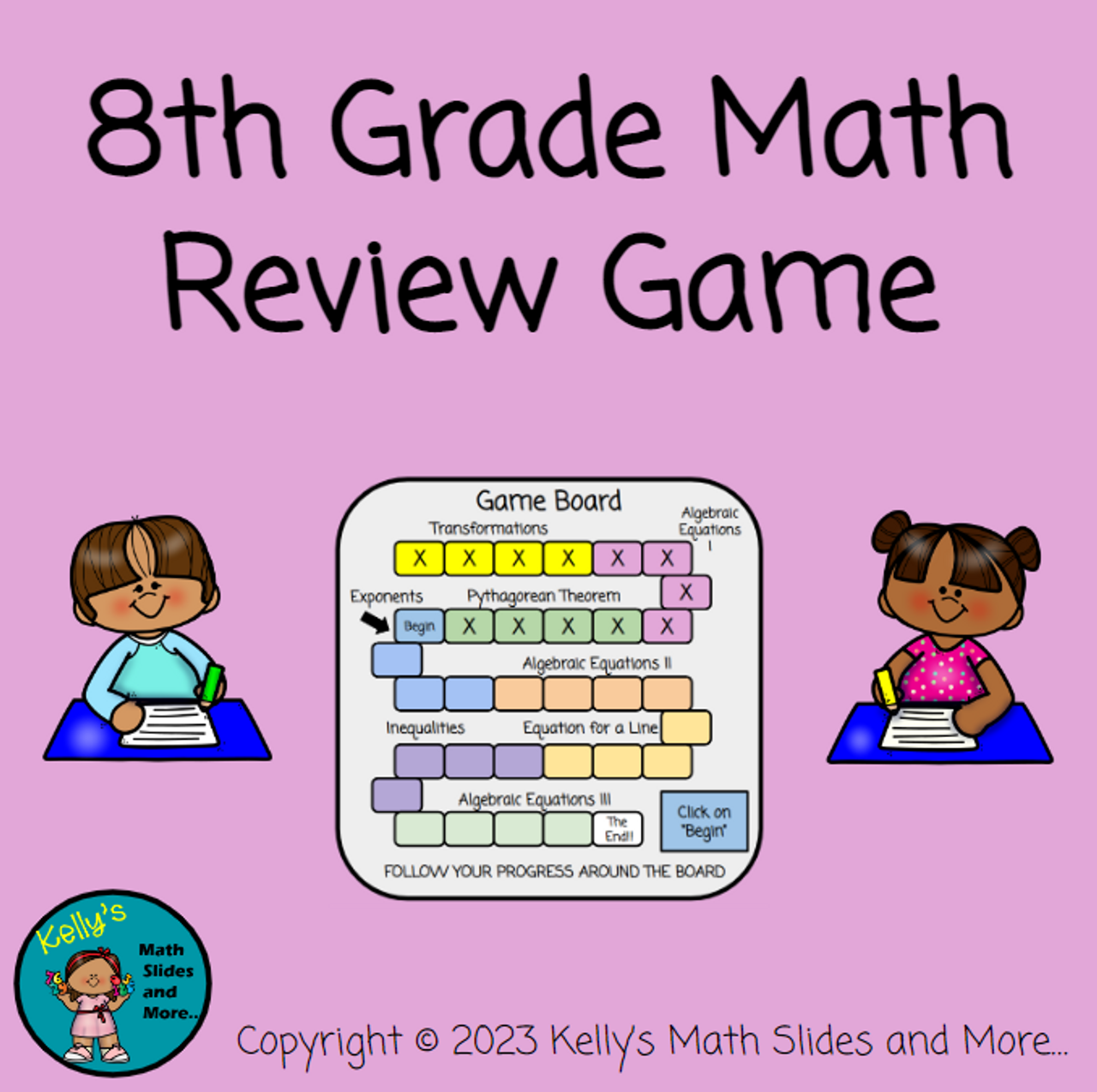 8th grade basic math formulas algebra