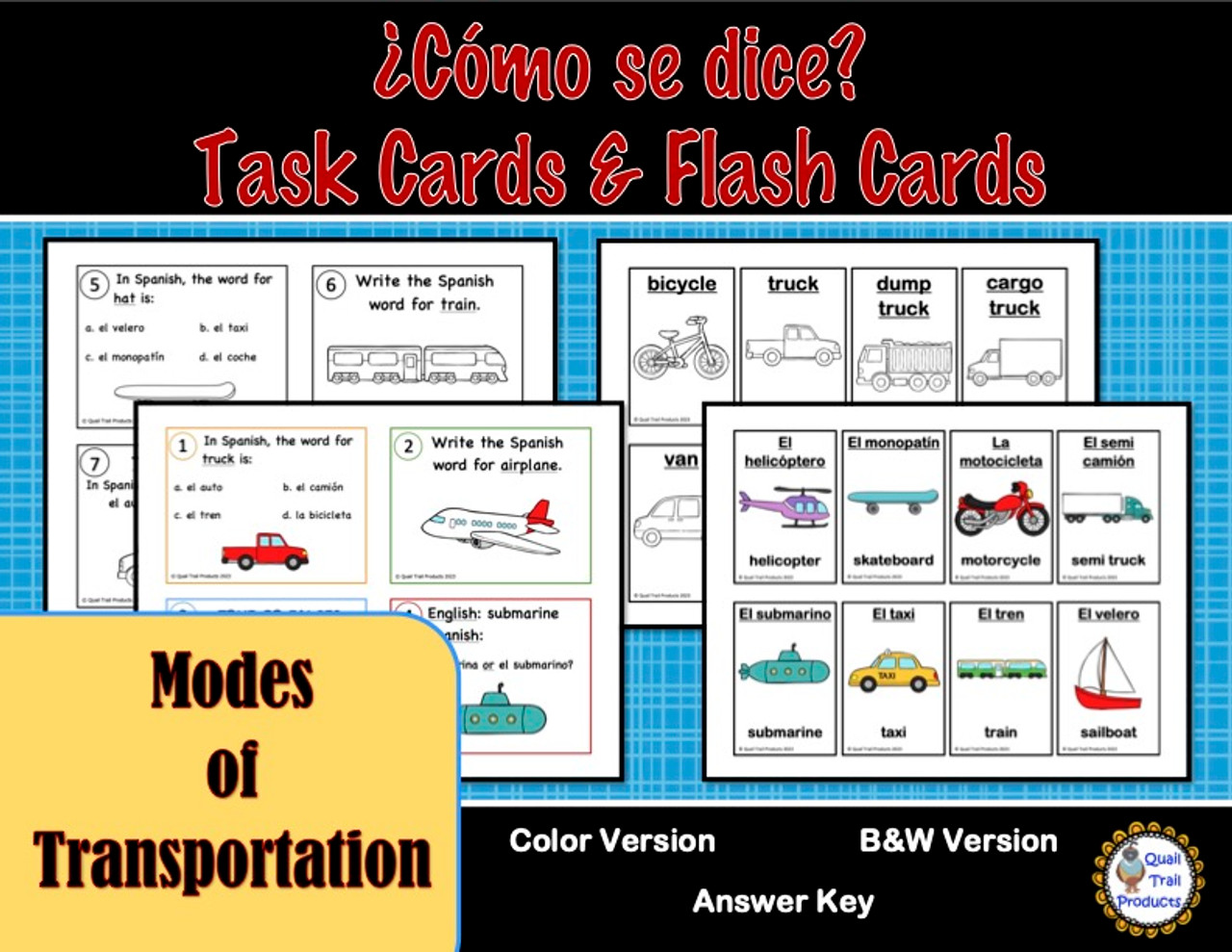 Means of transport: English ESL worksheets pdf & doc