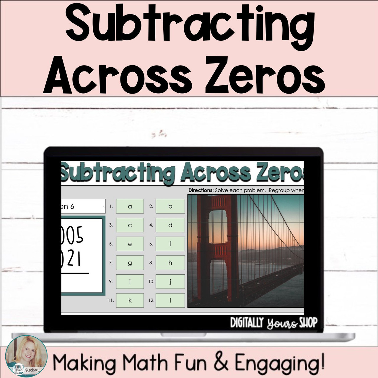 regrouping subtraction with zeros