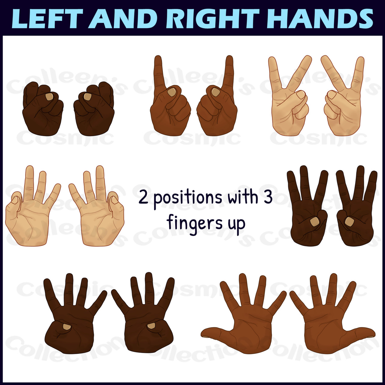 counting finger clipart