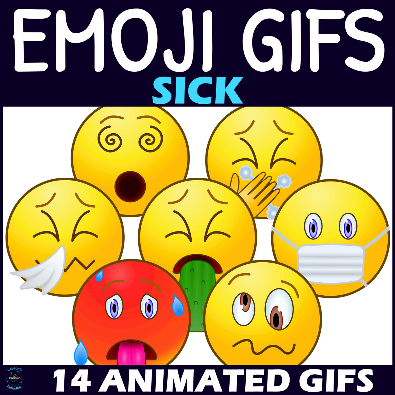 emoticon sick