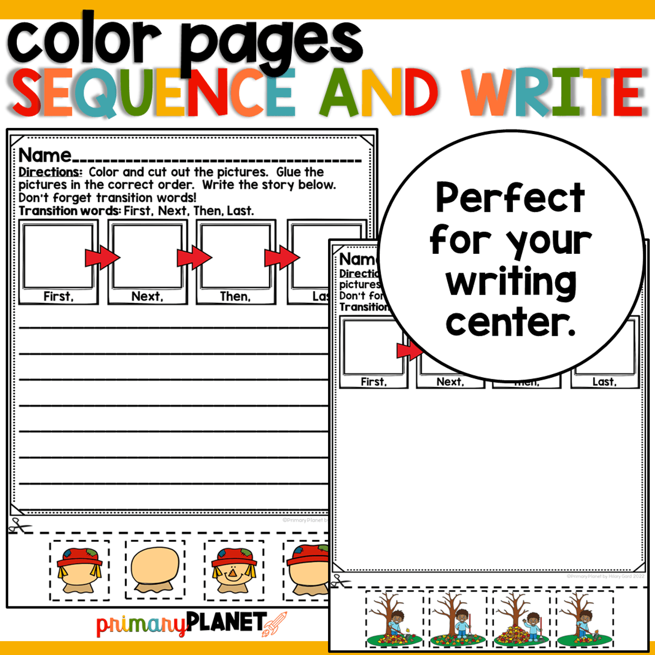 story sequencing worksheets for 2nd grade