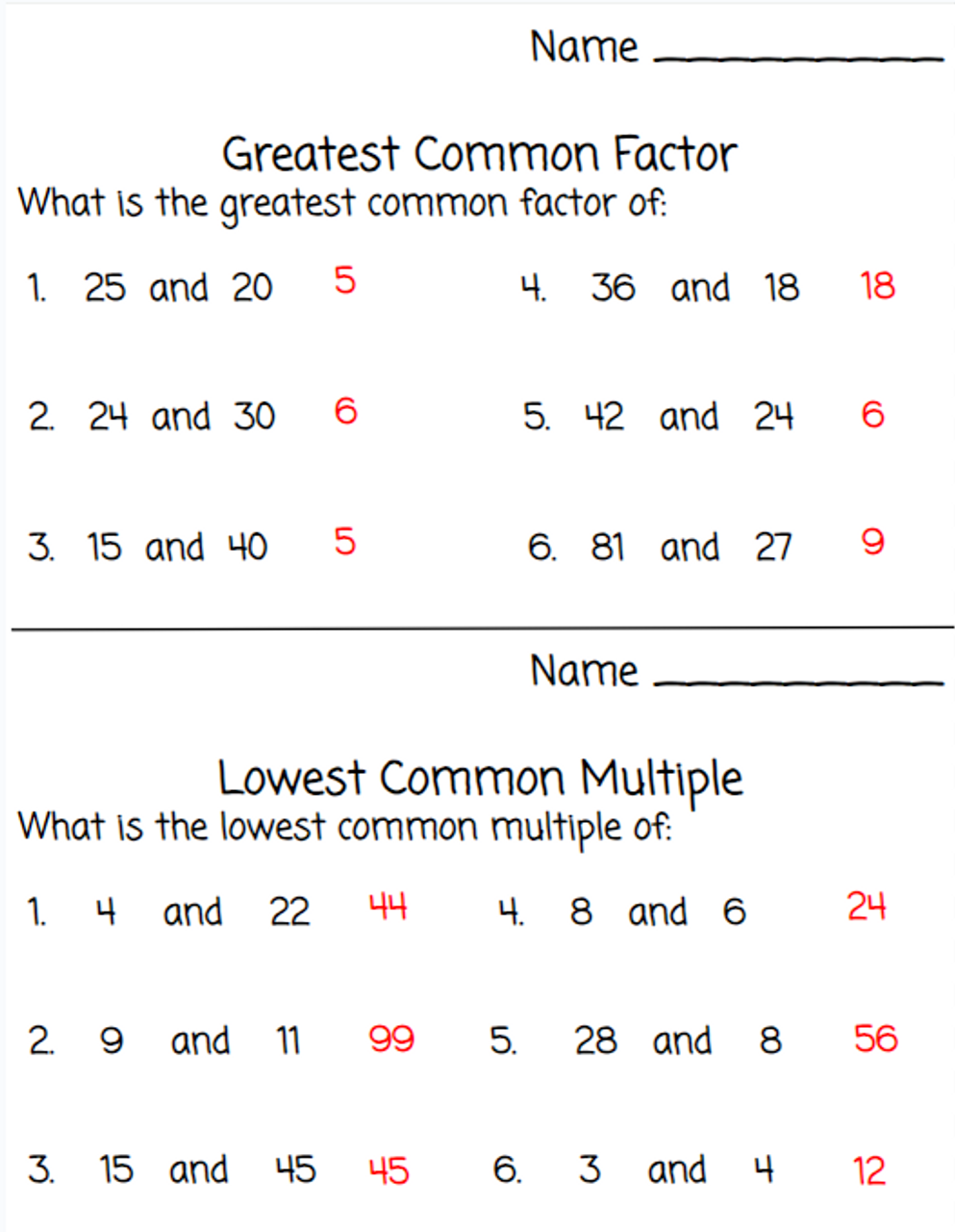 GCF of 25 and 30  How to Find GCF of 25, 30?