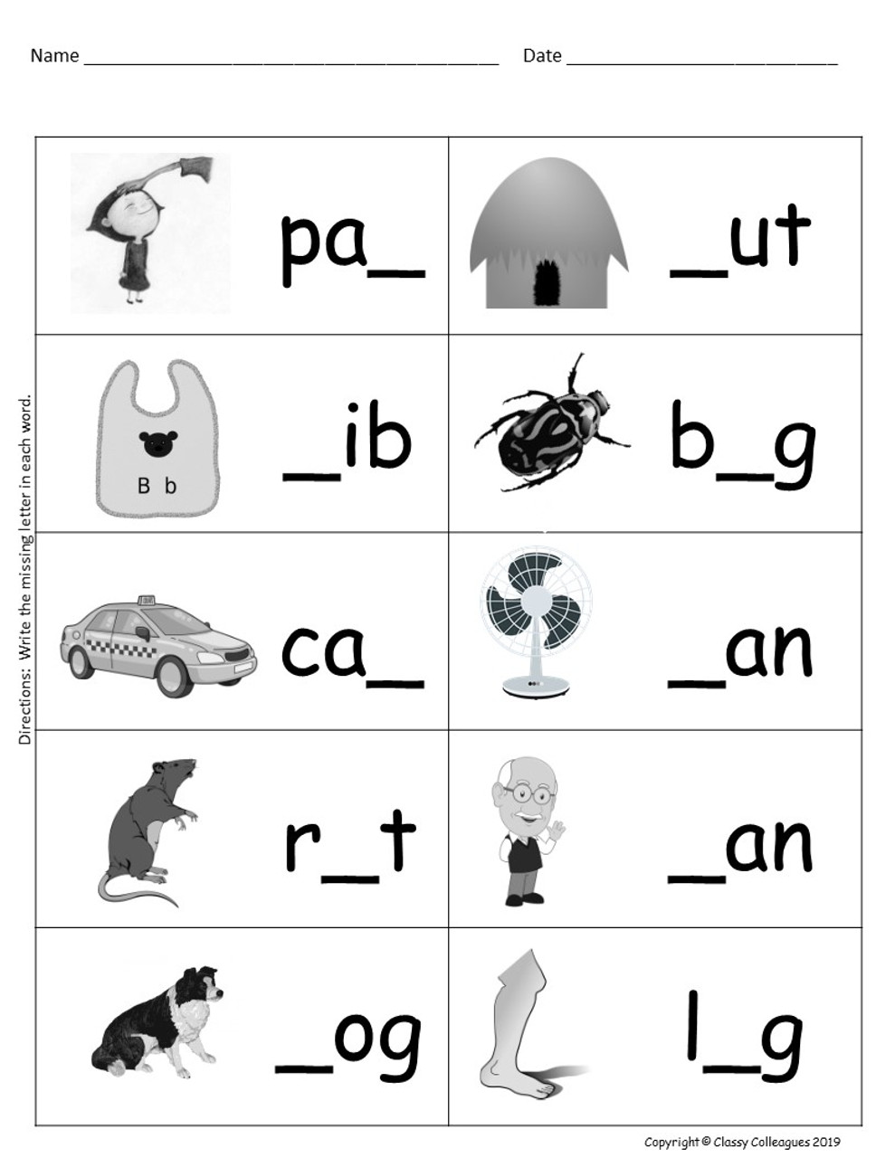 cvc words missing letters amped up learning