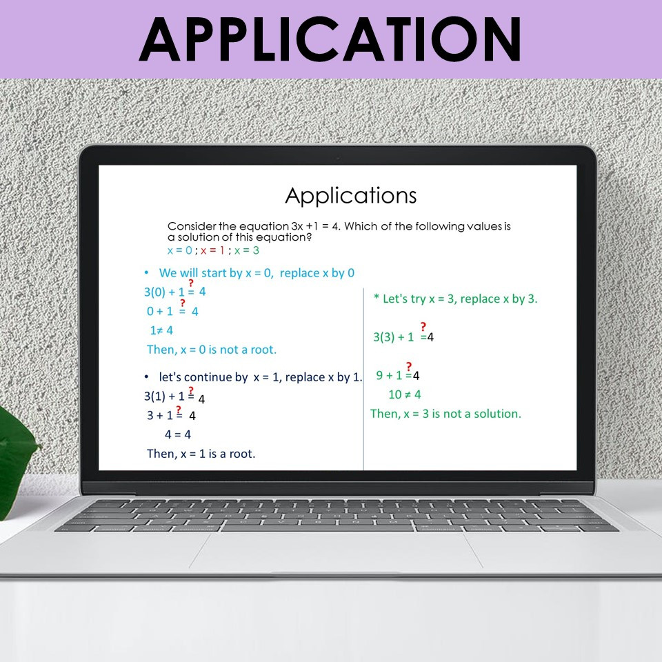First Degree Linear Equations PowerPoint Presentation Math Lesson ...
