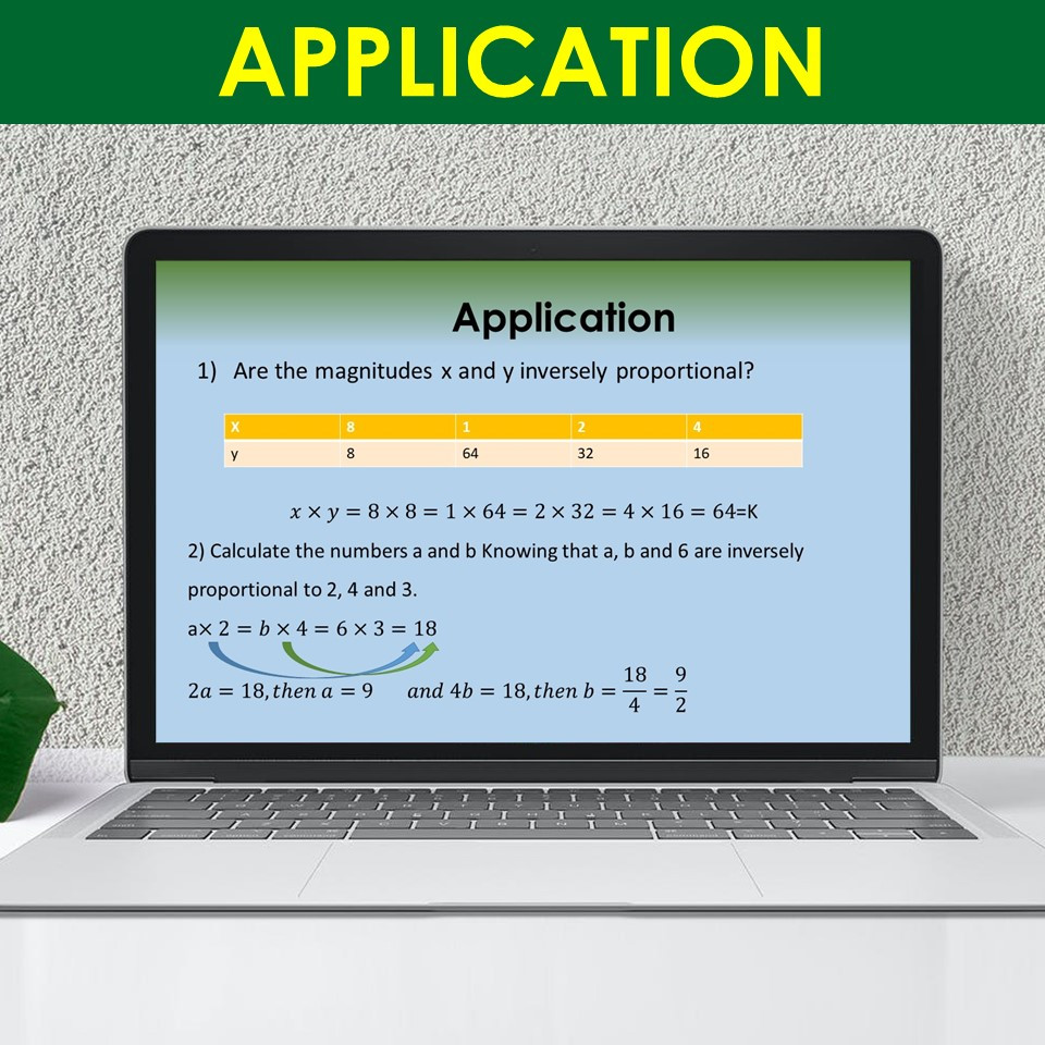 Constant of Proportionality PowerPoint Presentation Math Lesson Middle ...