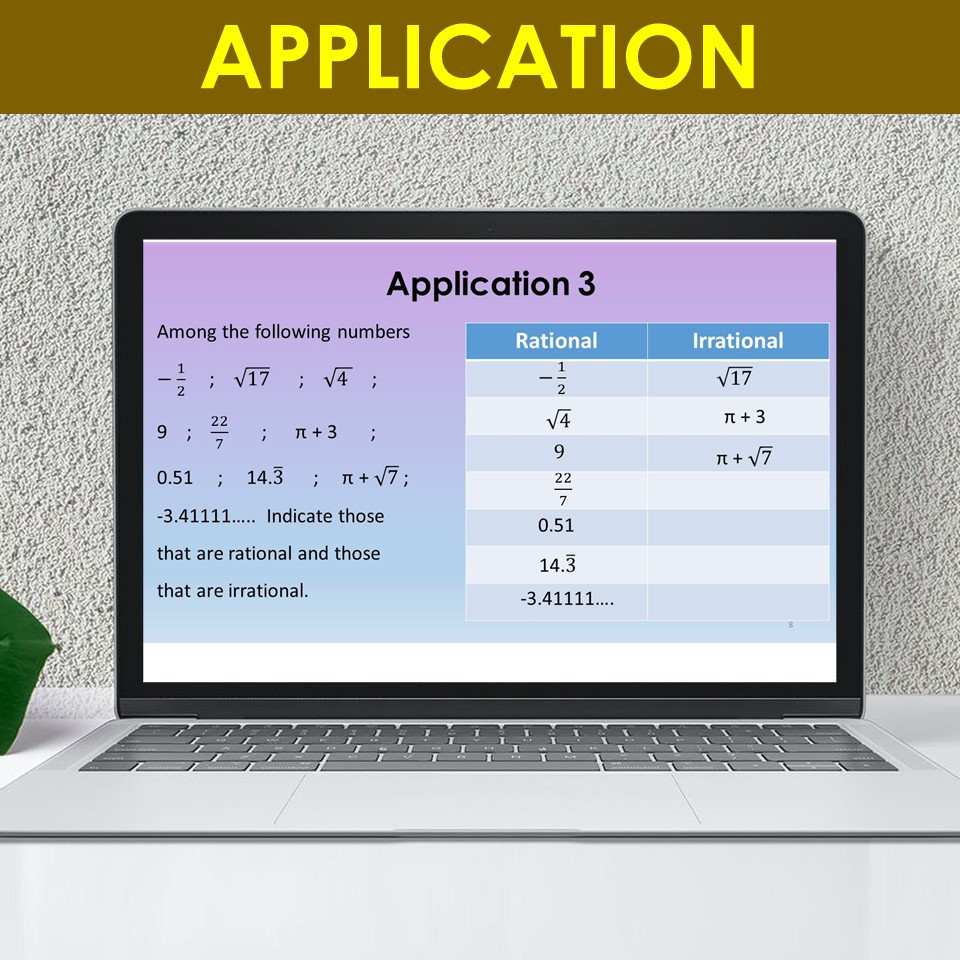 Rational & Irrational Numbers PowerPoint Presentation Math Lesson ...