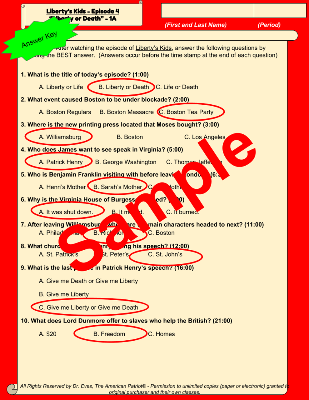 Liberty's Kids - Episode 4 - 