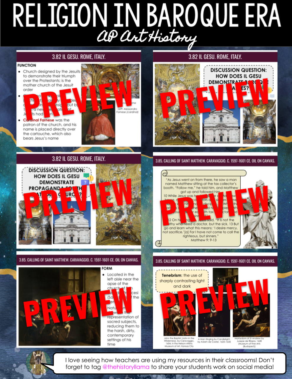 Religion in Baroque Art PPT + Writing Practice AP Art History