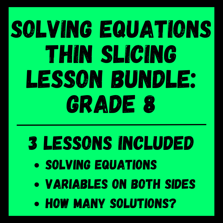 8th Grade Equation Solving