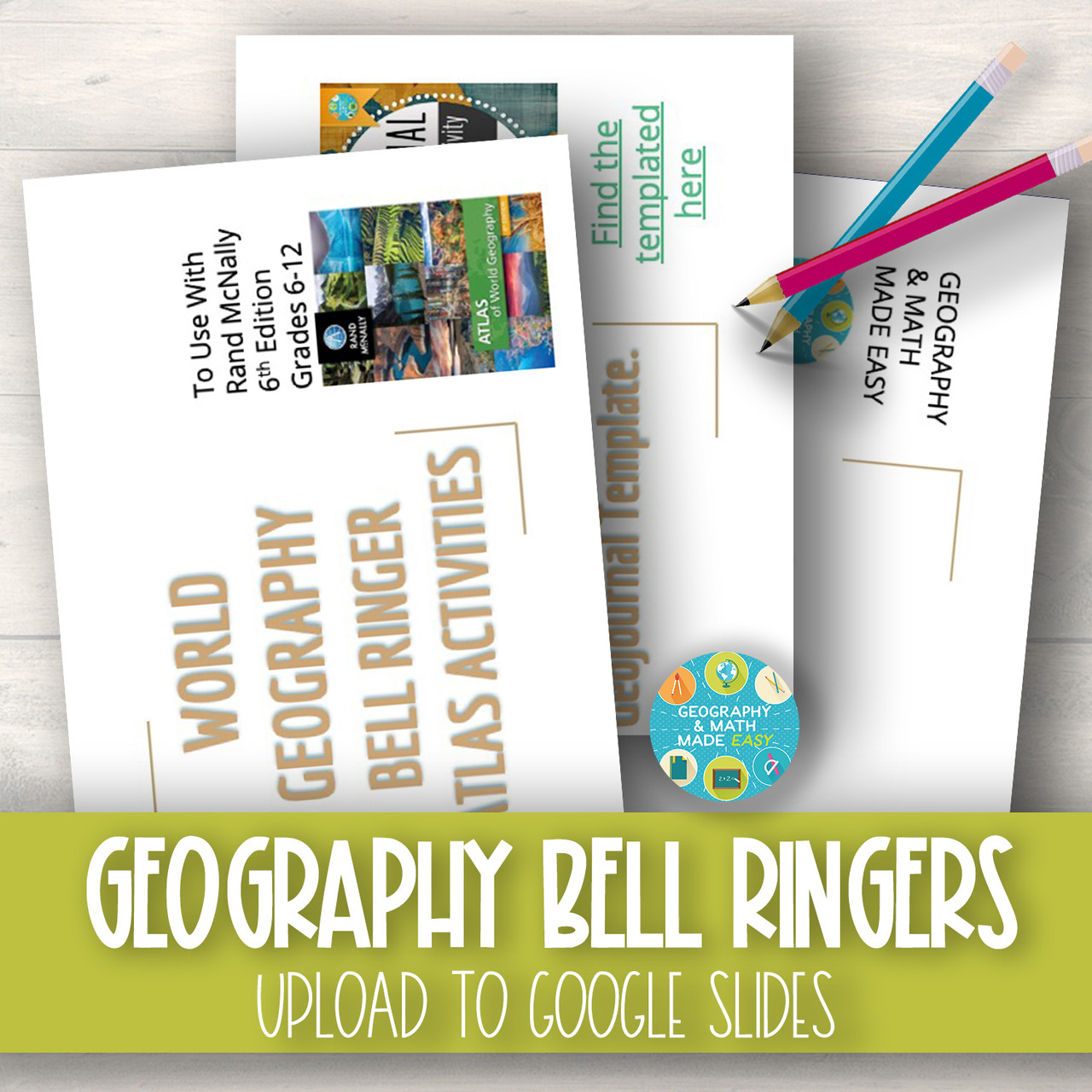 Geography Warm Ups Bell Ringer Activities for the Beginning of Class