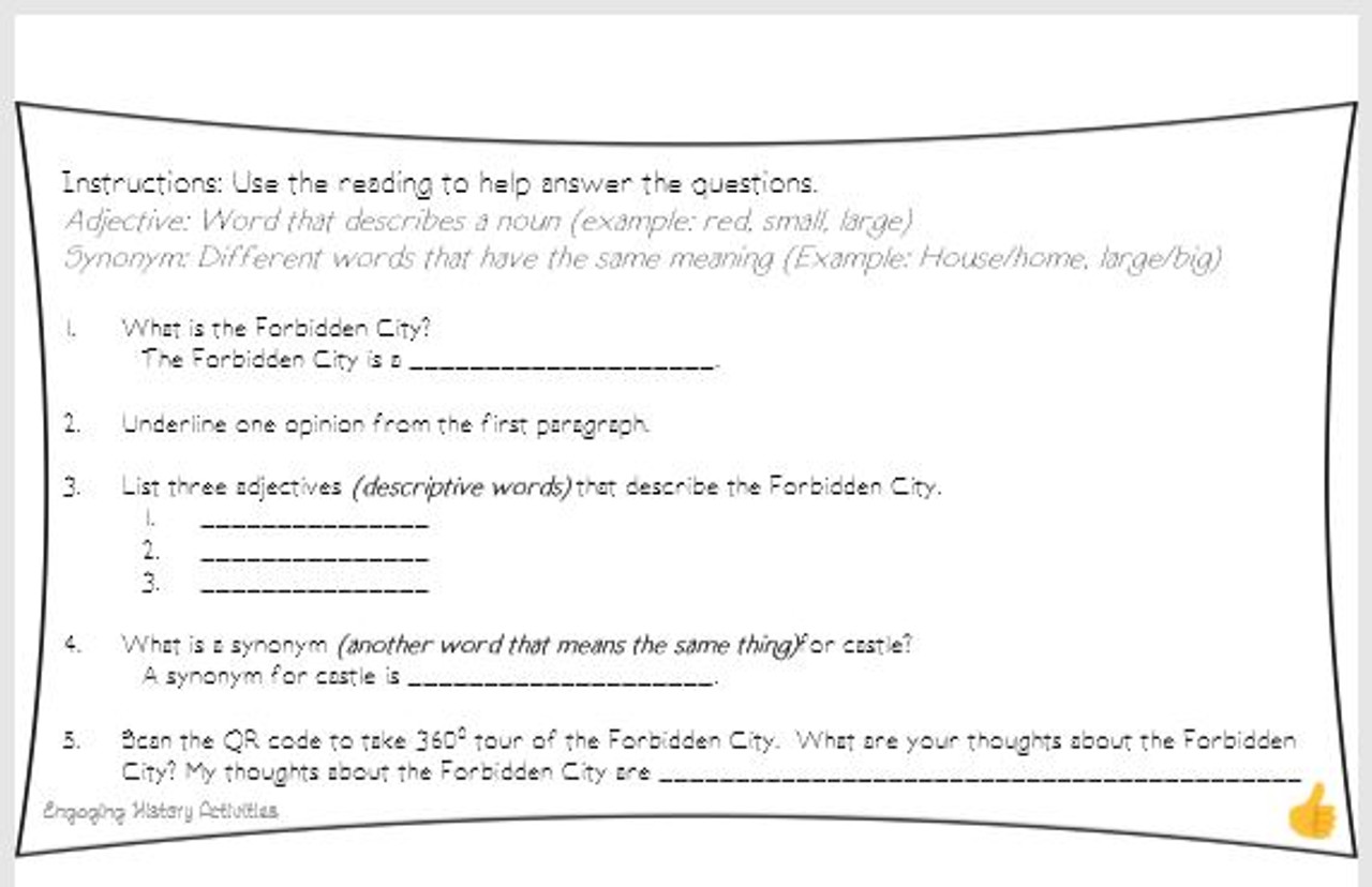 Synonyms Worksheet and Activity with Differentiated Options