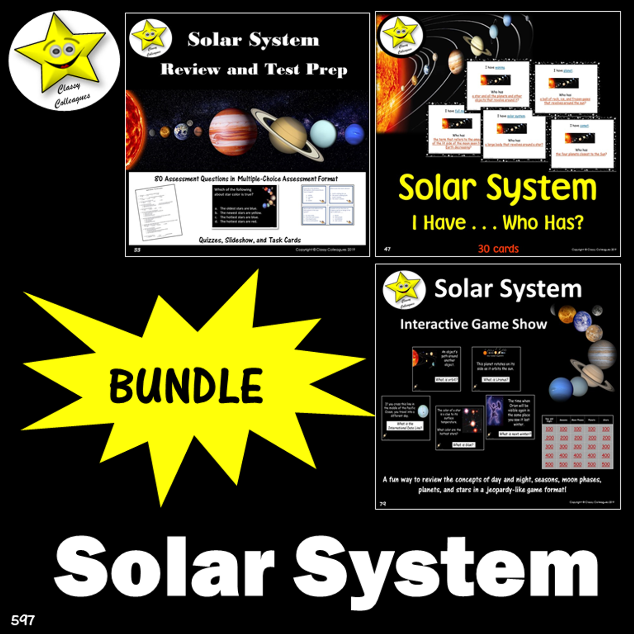 solar system line up stencil