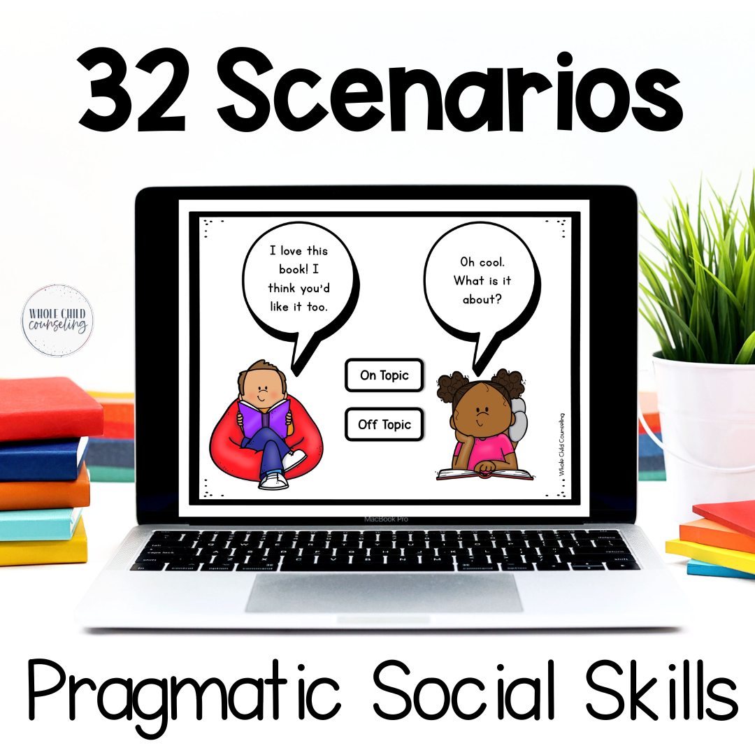 On or Off Topic Maintenance Digital Social Skills Games