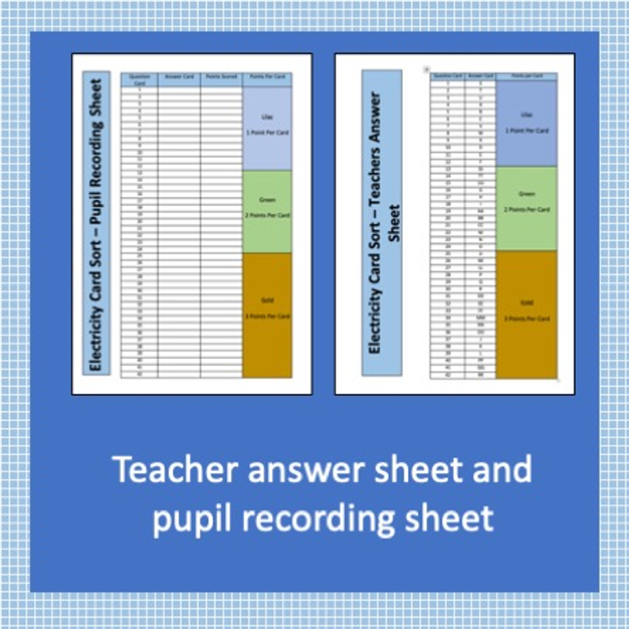 Plant and Animal Cells - 42 Question Card Sort Team Game - FREE