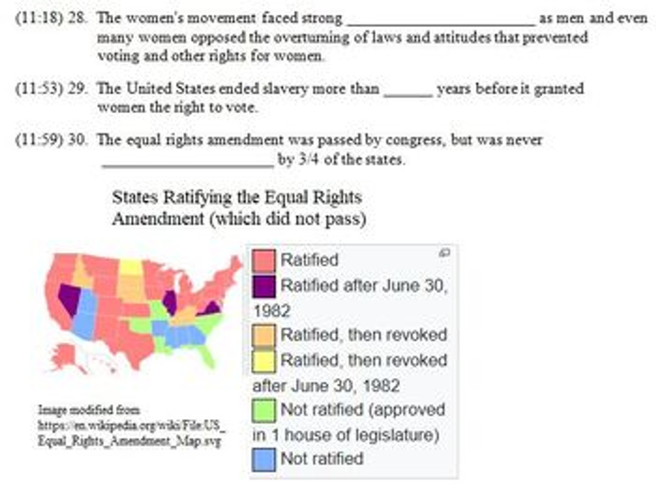 Crash Course US History Worksheet 16 Women in the 19th Century