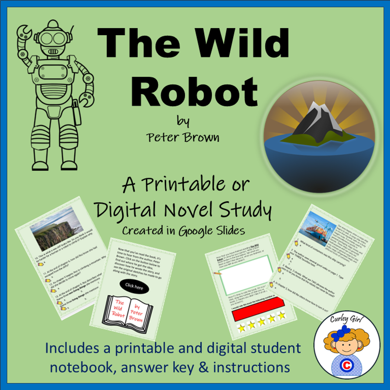 The Wild Robot Digital and Printable Novel Study the-wild-robot-digital-and-printable-novel-study