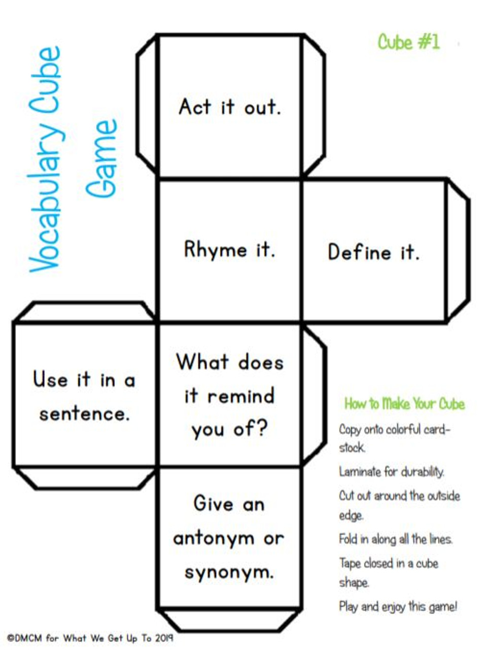 play up (1), Vocabulary