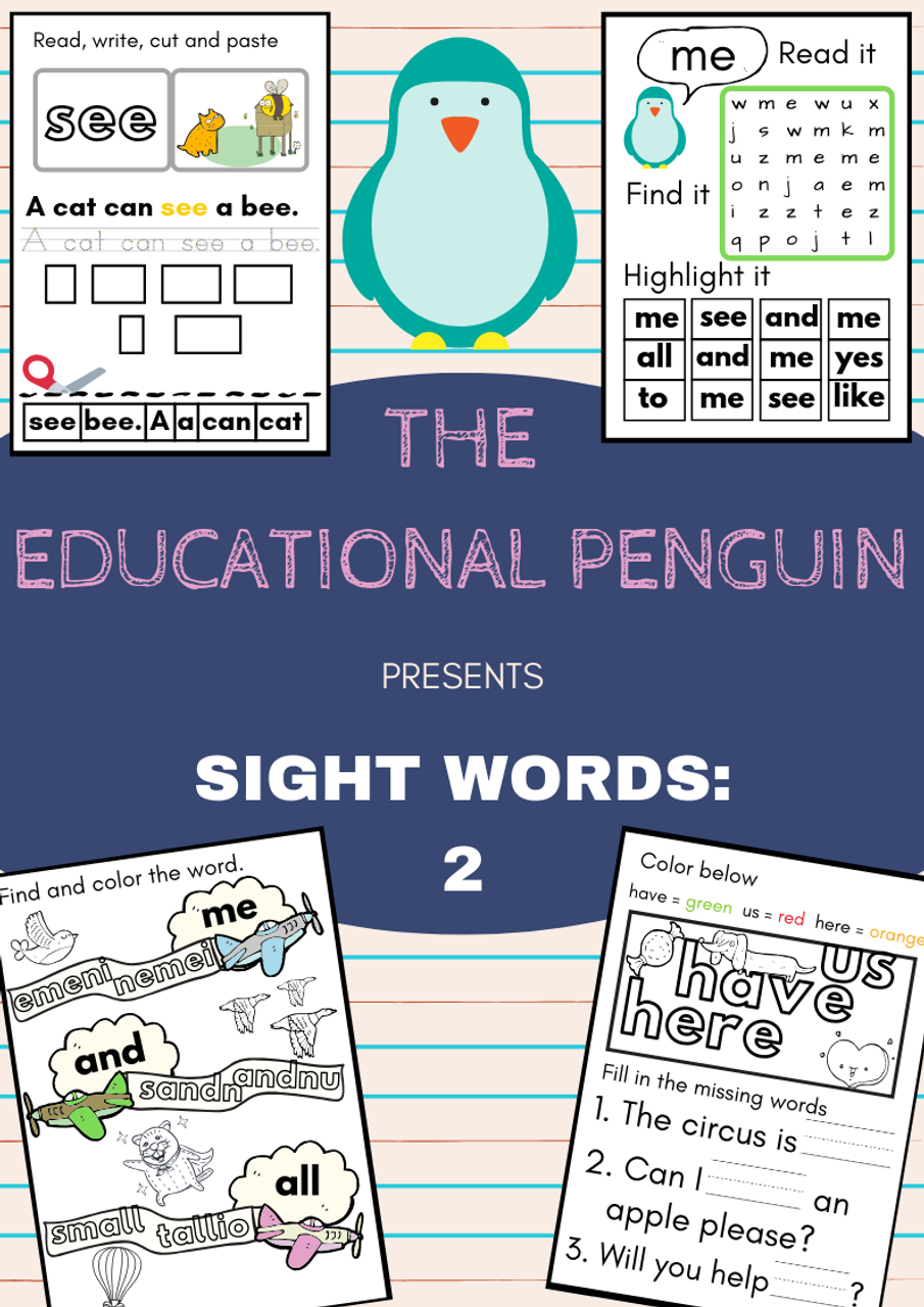 Sight Words for Beginners - 2