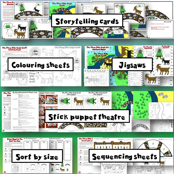 The Three Billy Goats Gruff Activity Pack