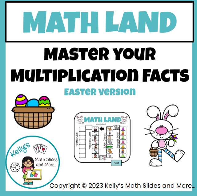 Easter Bundle - Multiplication and Division - 4 Digital Games/Lessons ...